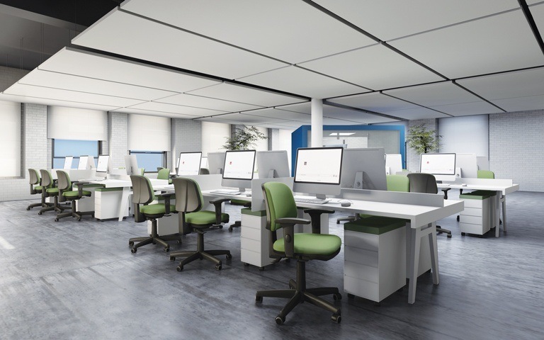 Office Furniture: Estaciones de trabajo modulares